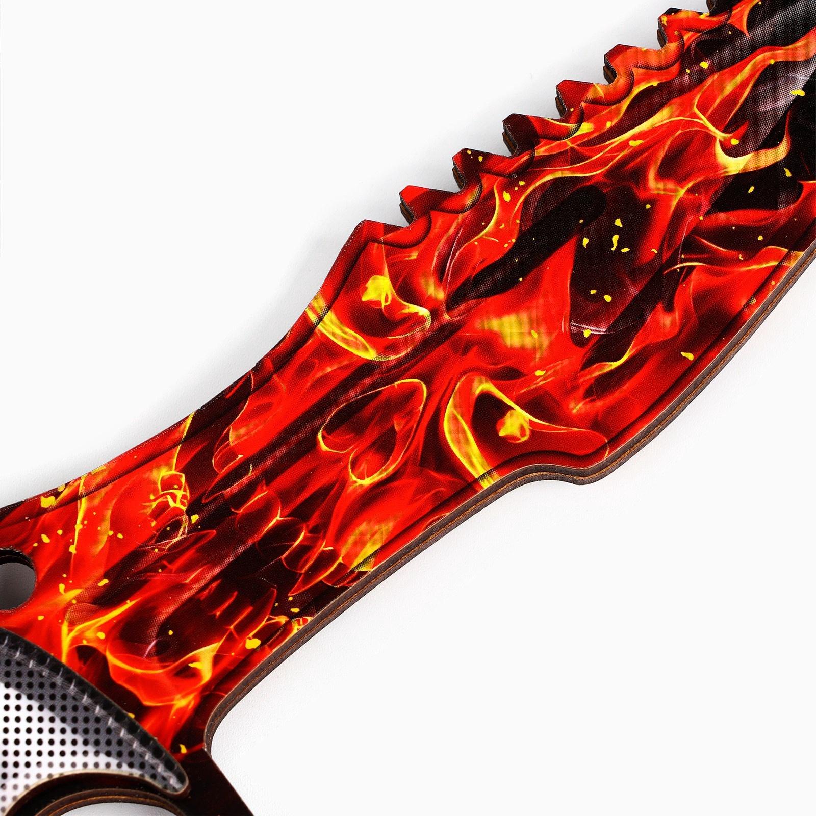 Деревянное оружие «Огненный» сюрикен, нож охотничий, нож тычковый, нож наваха