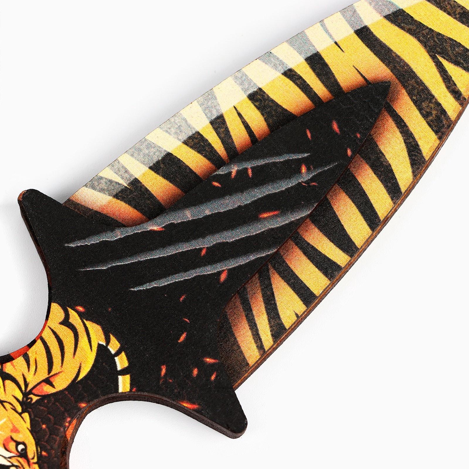 Деревянное оружие «Огненный» сюрикен, нож охотничий, нож тычковый, нож наваха