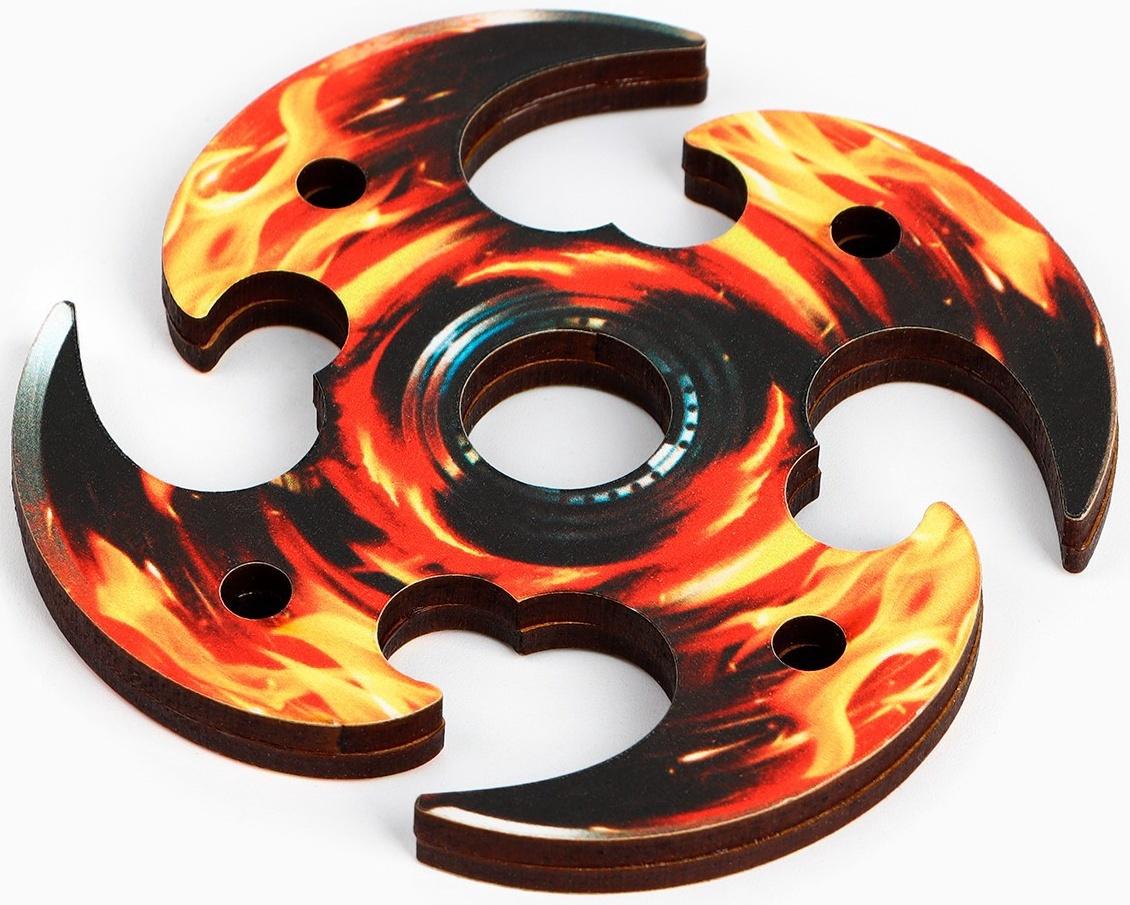 Деревянное оружие «Огненный» сюрикен, нож охотничий, нож тычковый, нож наваха