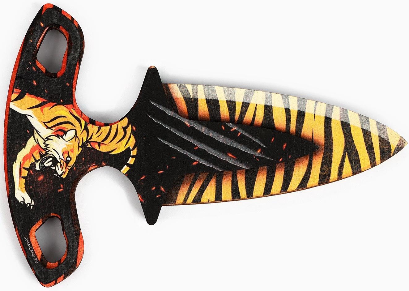 Деревянное оружие «Огненный» сюрикен, нож охотничий, нож тычковый, нож наваха