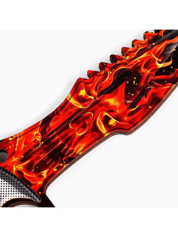 Деревянное оружие «Огненный» сюрикен, нож охотничий, нож тычковый, нож наваха