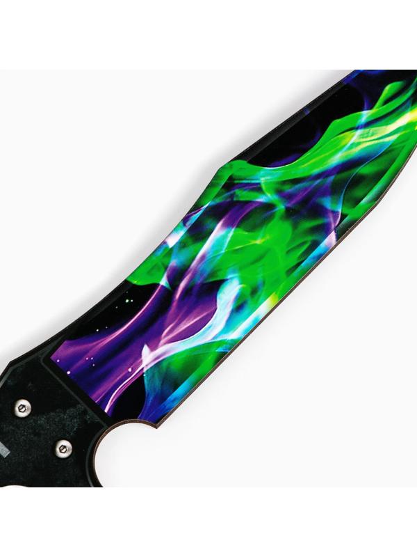 Деревянное оружие «Зеленый» нож кастет, нож-штык, нож тычковый, нож с крюком