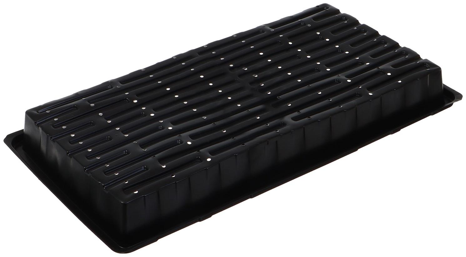 Поддон для гидропоники, с отверстиями, 55×30×5.6 см, пластик, Greengo