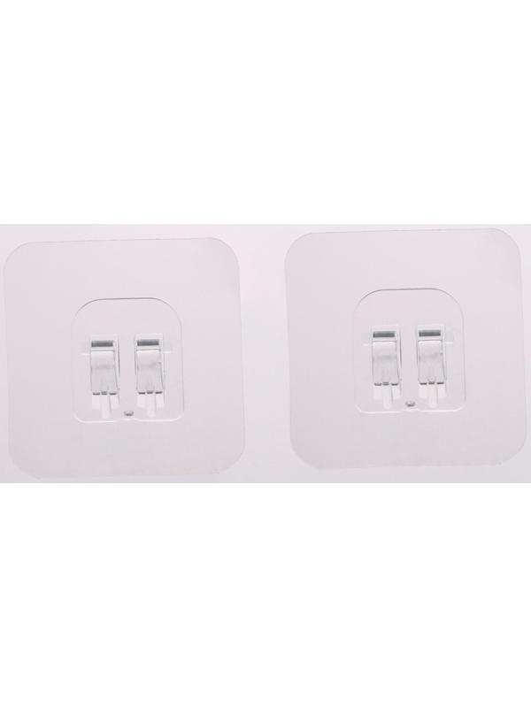 Подставка для зонтов настенная, с крючками, металл, 6,4×13×39 см, белая