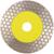 Диск алмазный для резки и шлифовки ТУНДРА, для запилов под 45 градусов, сплошной, 125 мм