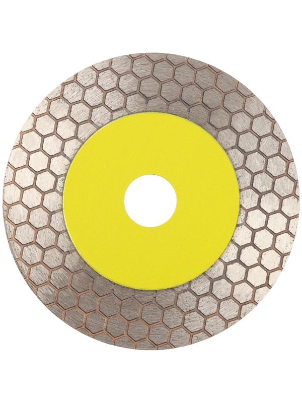 Диск алмазный для резки и шлифовки ТУНДРА, для запилов под 45 градусов, сплошной, 125 мм