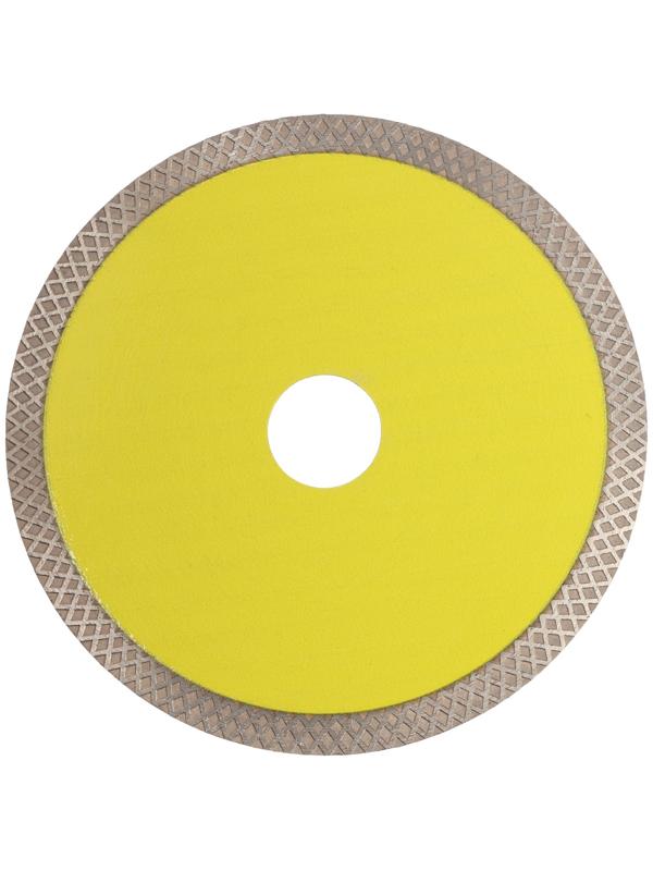 Диск алмазный для резки и шлифовки ТУНДРА, для запилов под 45 градусов, сплошной, 125 мм