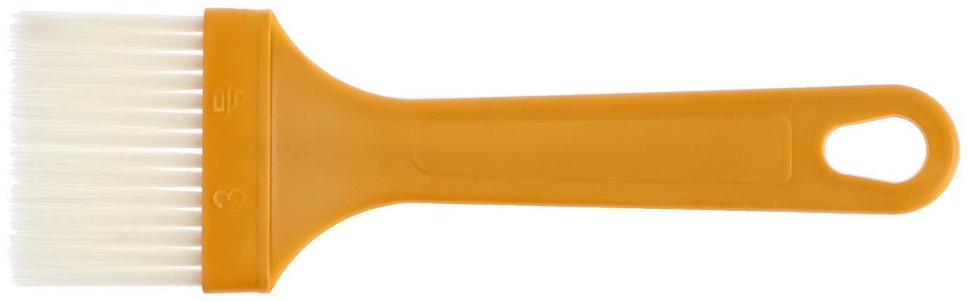 Кисть плоская ЛОМ промо, искусственная щетина, пластиковая рукоятка, 48 мм