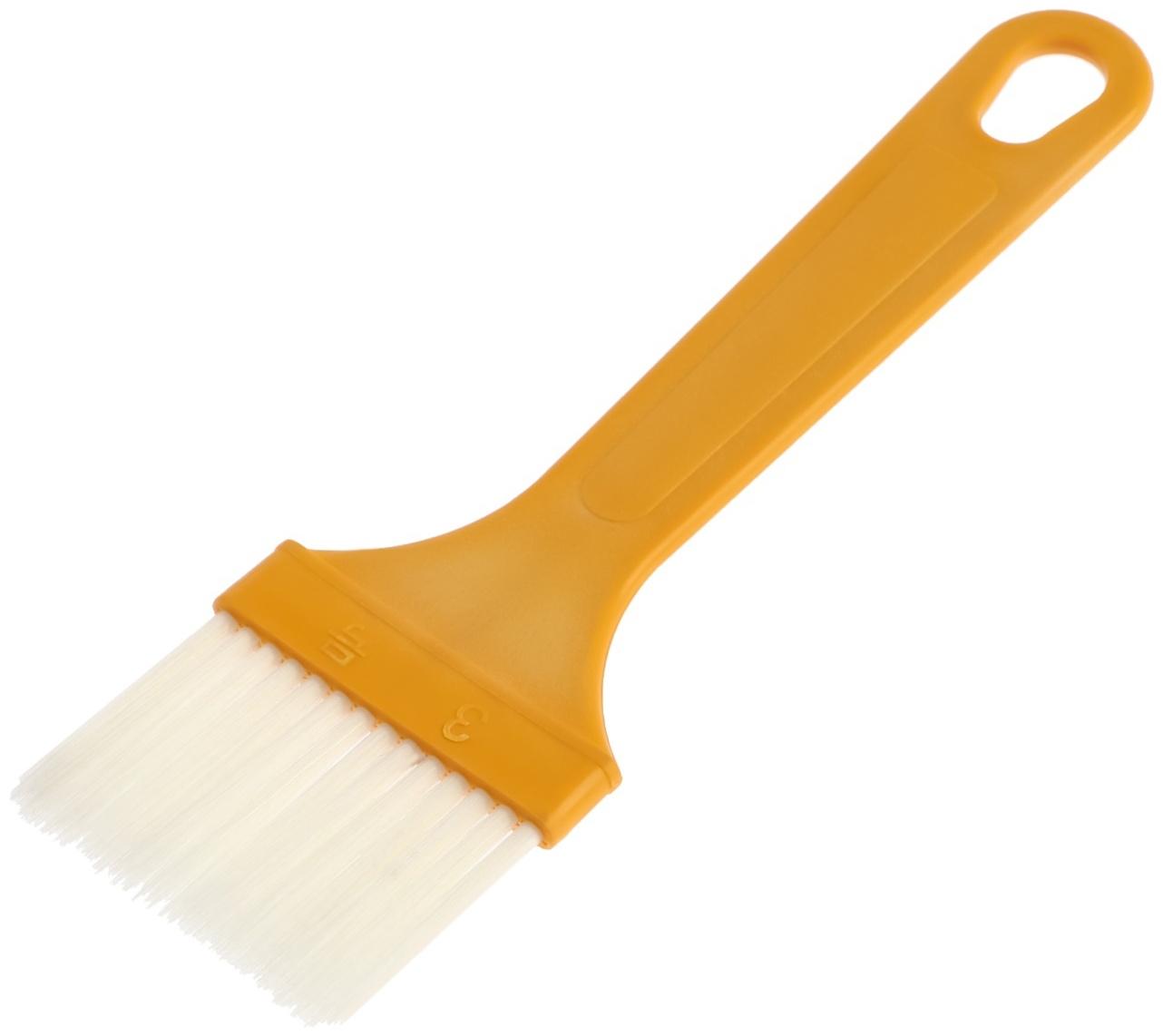 Кисть плоская ЛОМ промо, искусственная щетина, пластиковая рукоятка, 48 мм