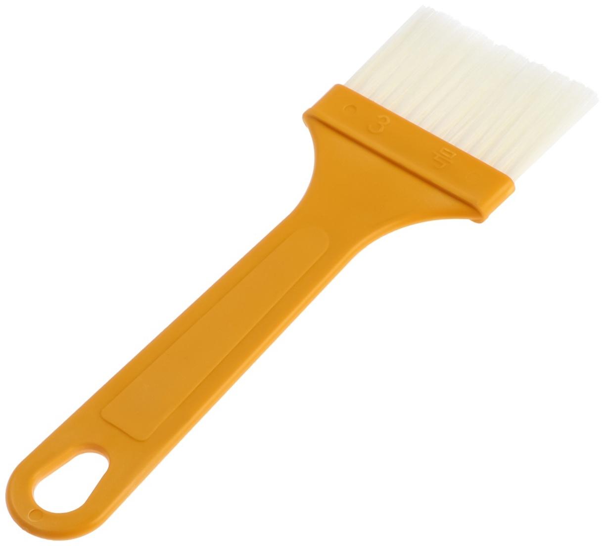 Кисть плоская ЛОМ промо, искусственная щетина, пластиковая рукоятка, 48 мм