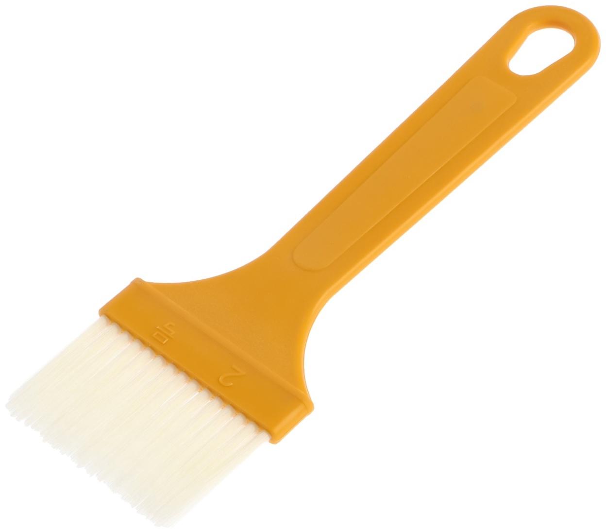 Кисть плоская ЛОМ промо, искусственная щетина, пластиковая рукоятка, 52 мм