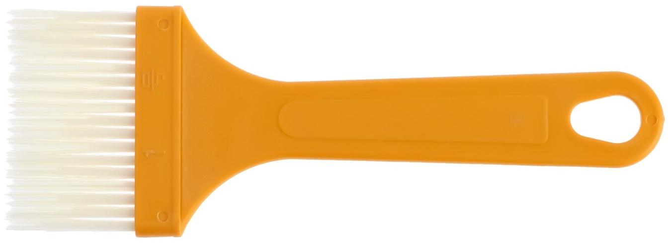 Кисть плоская ЛОМ промо, искусственная щетина, пластиковая рукоятка, 60 мм