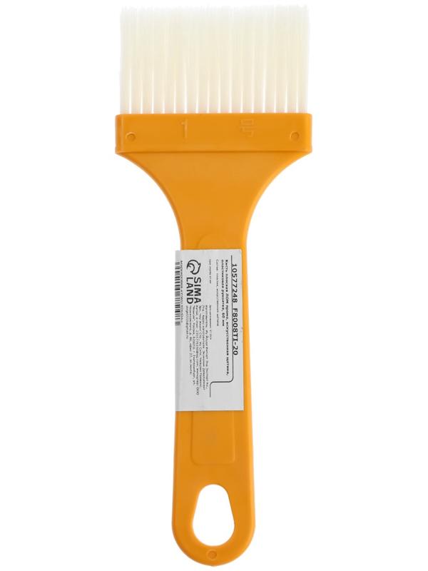 Кисть плоская ЛОМ промо, искусственная щетина, пластиковая рукоятка, 60 мм