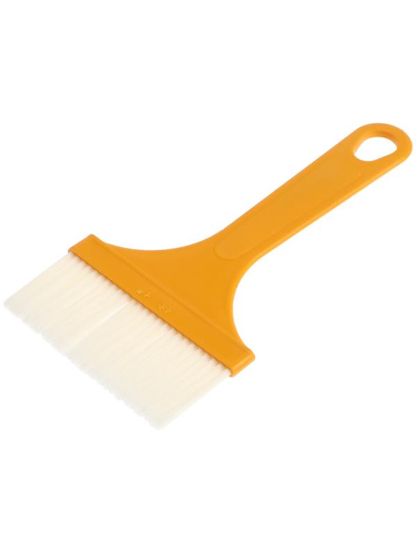 Кисть плоская ЛОМ промо, искусственная щетина, пластиковая рукоятка, 90 мм