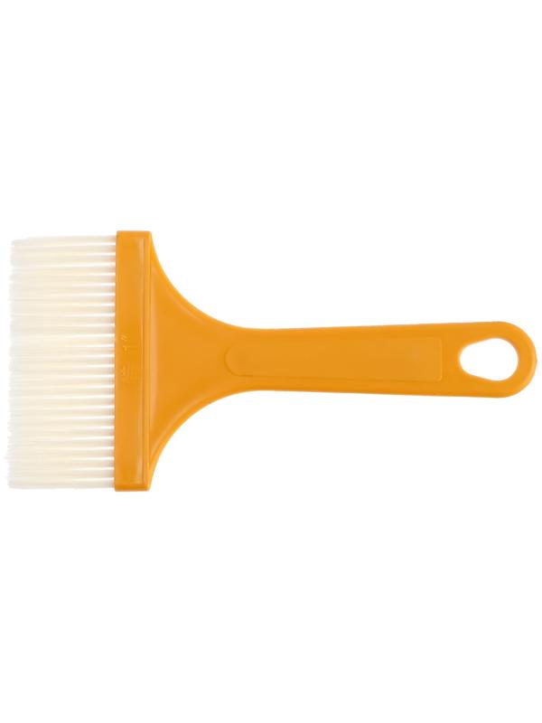 Кисть плоская ЛОМ промо, искусственная щетина, пластиковая рукоятка, 90 мм