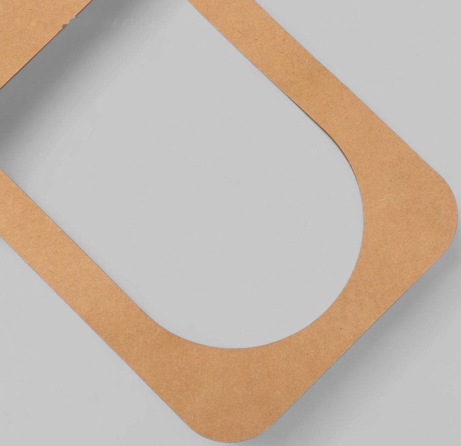 Переноска для цветов, крафт, без дна, 54×30 см