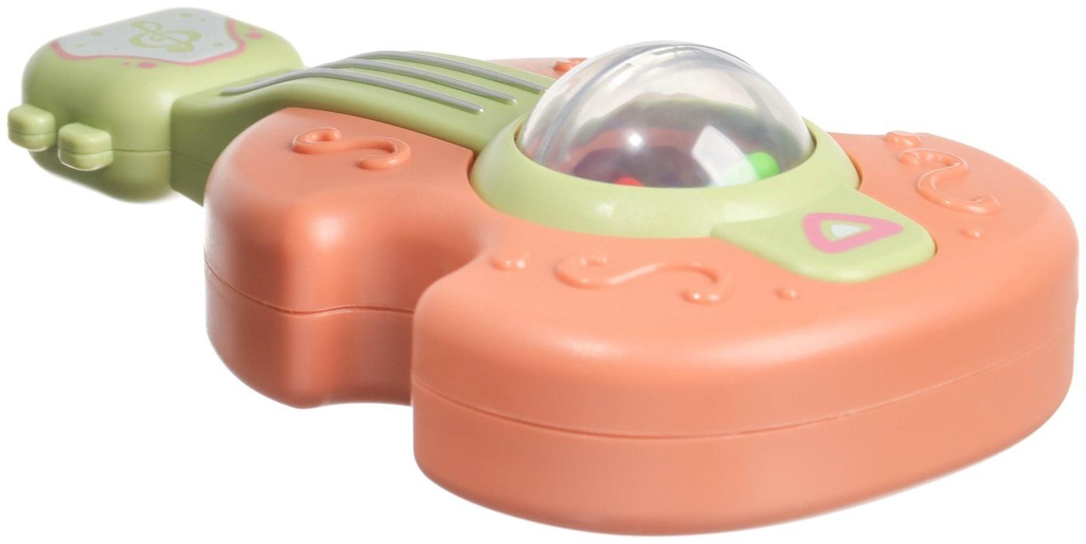 Погремушка Крошка Я «Гитара», 12 см, оранжевый