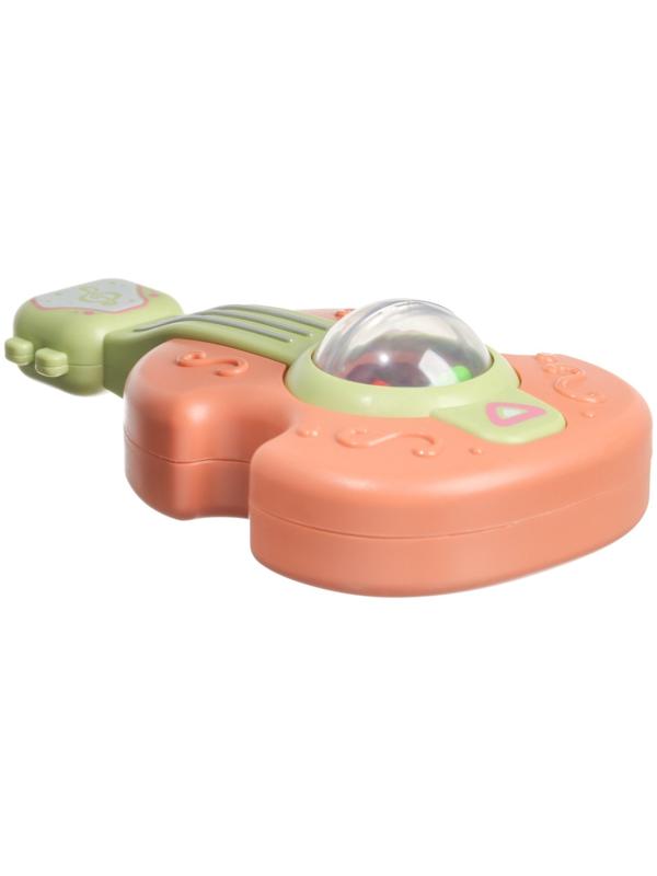 Погремушка Крошка Я «Гитара», 12 см, оранжевый