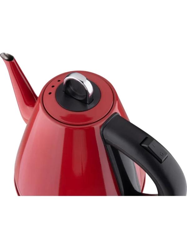 Чайник электрический, ENERGY E-263, металл, 1,2 л, 950 Вт, красный