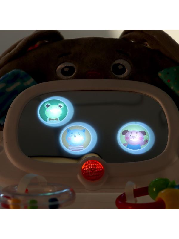 Музыкальная развивающая игрушка «Малышок: Зайчик» звуковые и световые эффекты