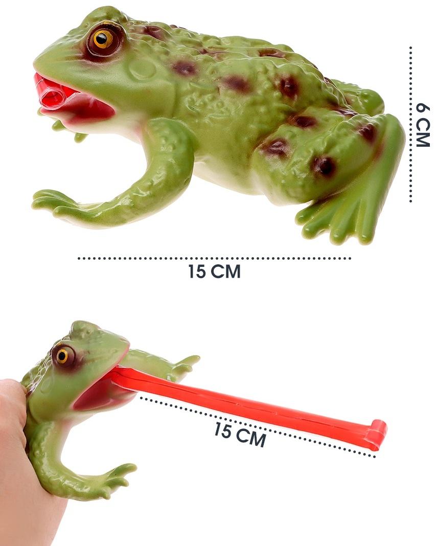 Фигурка животного «Лягушка. Длинный язык», звуковые эффекты, 15 см.