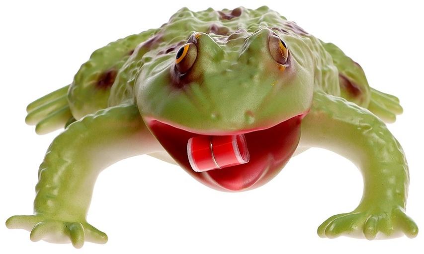 Фигурка животного «Лягушка. Длинный язык», звуковые эффекты, 15 см.