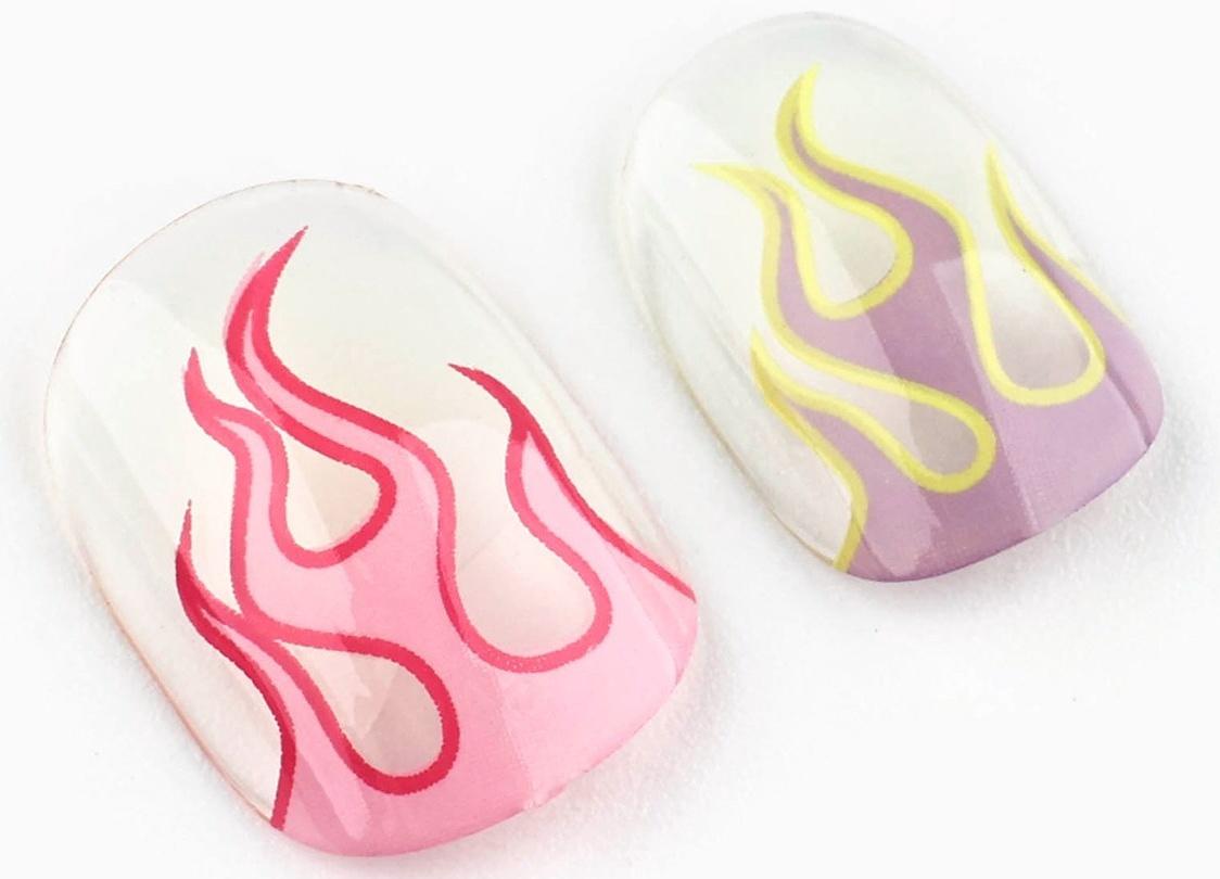 Накладные ногти детские с татуировками «Будь красоткой», 24 шт