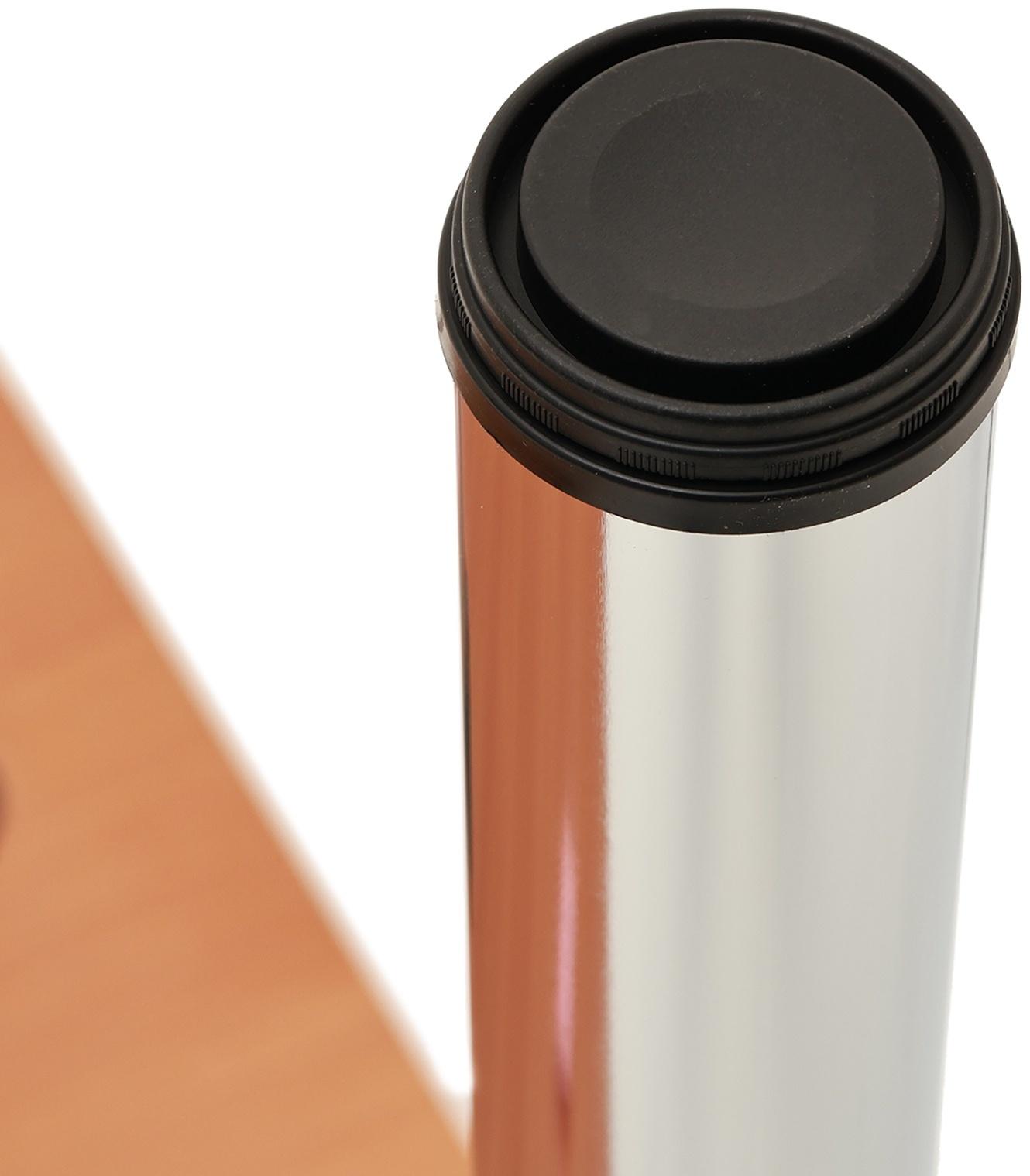 Стол шахматный на металлических ножках, чёрный, 90 х 65 см