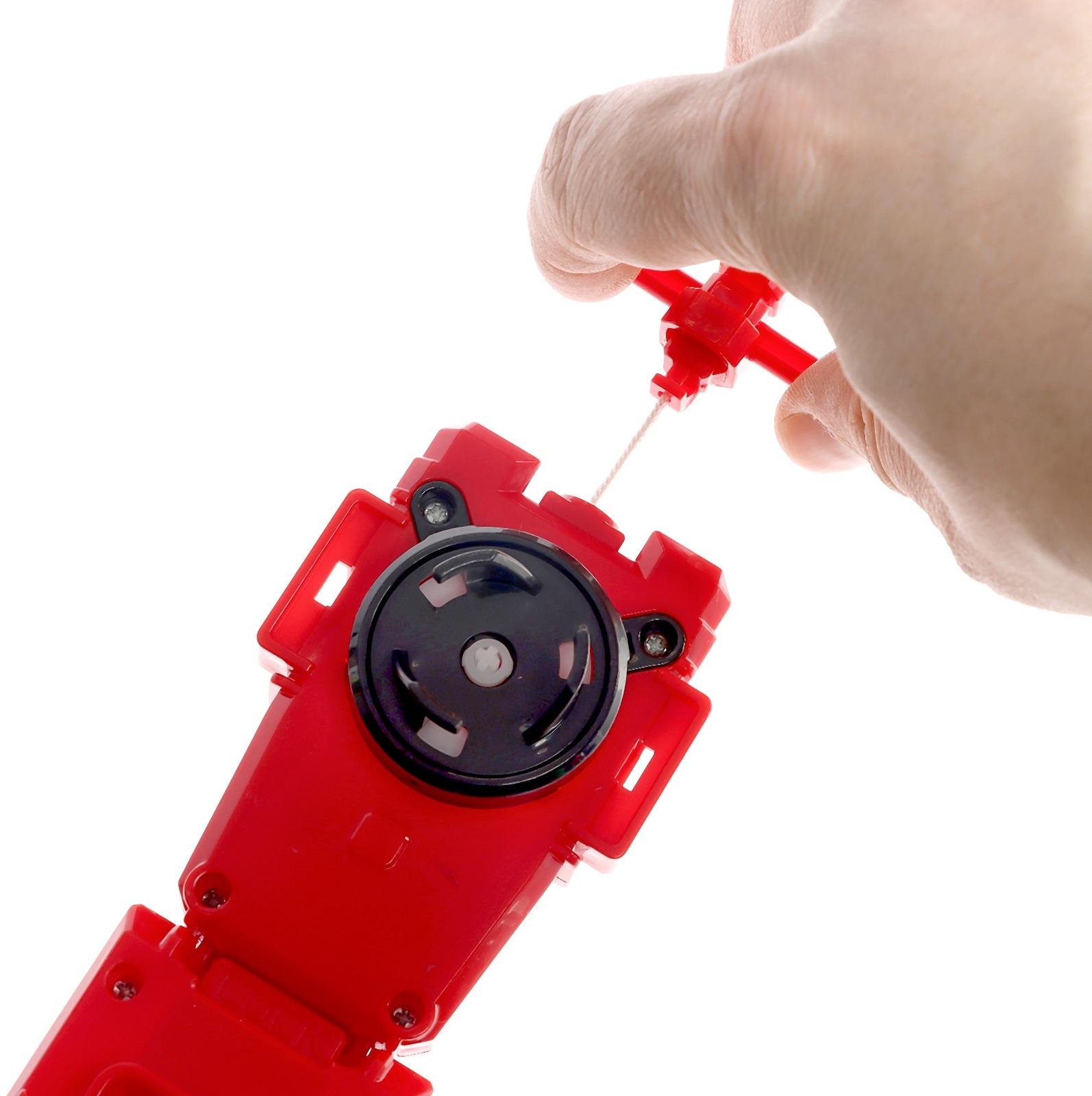 Набор боевых волчков «Gyro X», 4 волчка, с запуском и ареной, цвет МИКС