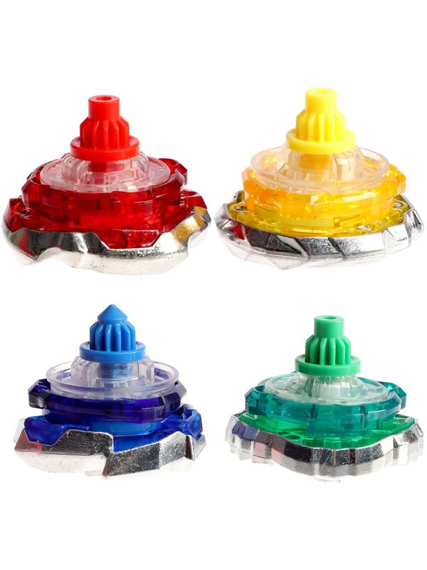 Набор боевых волчков «Gyro X», 4 волчка, с запуском и ареной, цвет МИКС