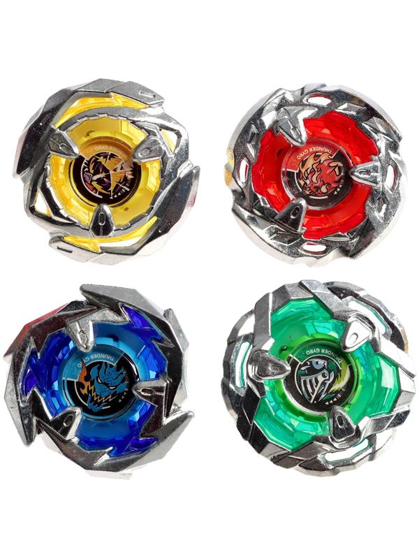 Набор боевых волчков «Gyro X», 4 волчка, с запуском и ареной, цвет МИКС
