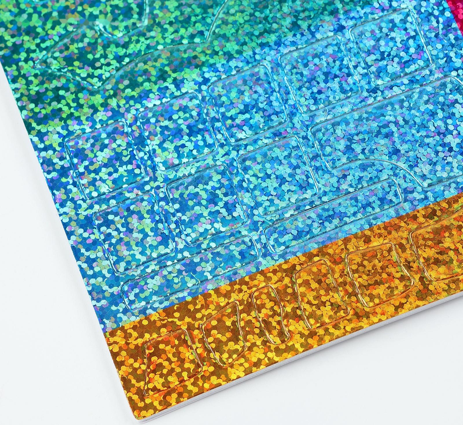 Аппликация форменными стикерами «Милахи», набор для творчества, стикерная мозаика