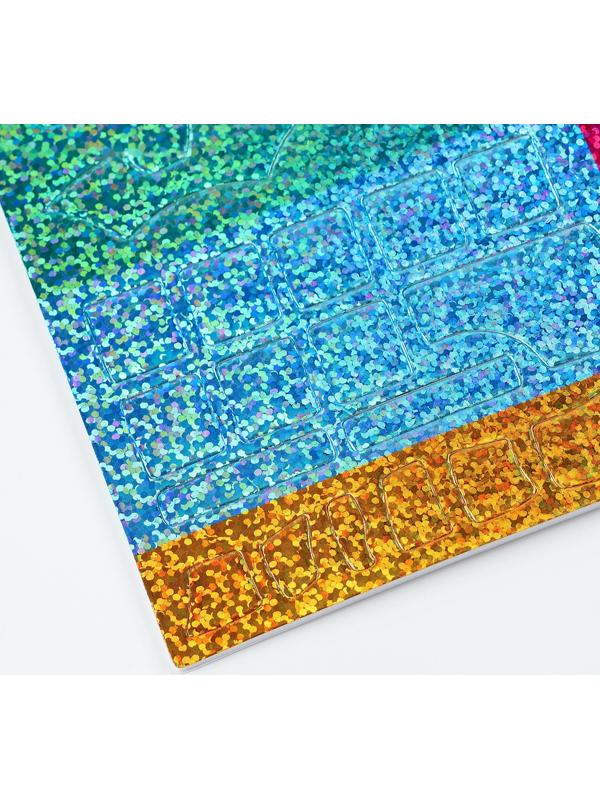 Аппликация форменными стикерами «Милахи», набор для творчества, стикерная мозаика