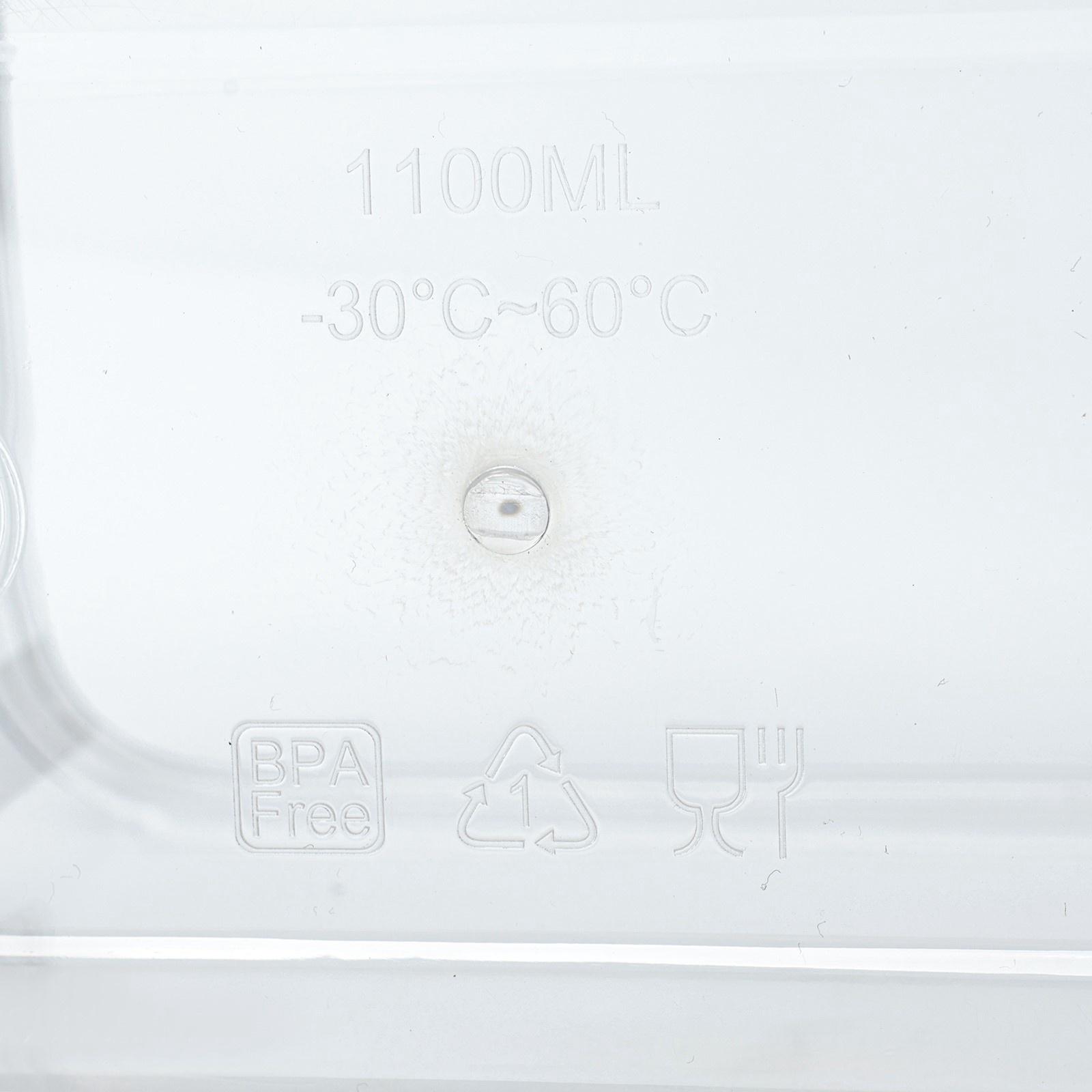 Контейнер для стирального порошка и кондиционера, с мерным стаканом, 1100 мл