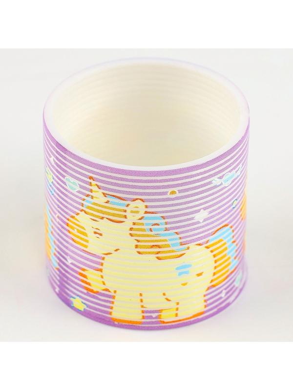 Пружинка радуга «Мой единорожка», d=3.5 см