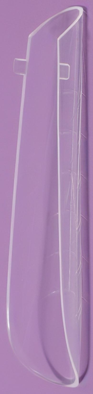 Верхние формы для наращивания в контейнере, 120 шт, 12 размеров, цвет прозрачные