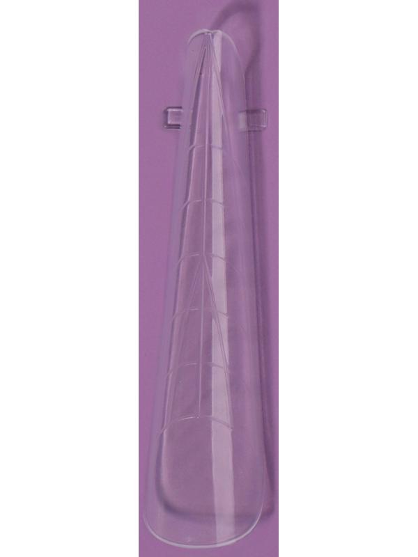 Верхние формы для наращивания в контейнере, 120 шт, 12 размеров, цвет прозрачные