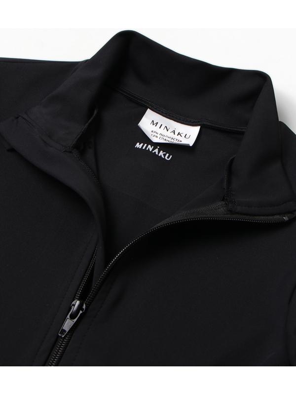 Рашгард женский на молнии MINAKU, цвет чёрный, р-р 42