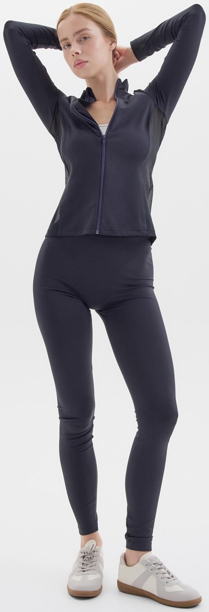 Рашгард женский на молнии MINAKU, цвет чёрный, р-р 44