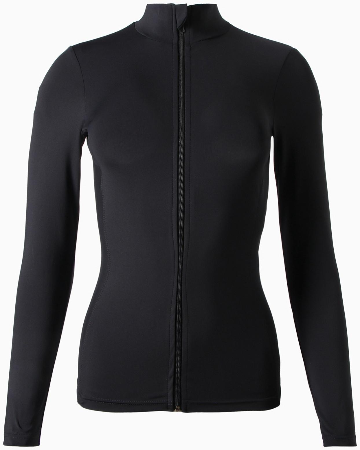 Рашгард женский на молнии MINAKU, цвет чёрный, р-р 44