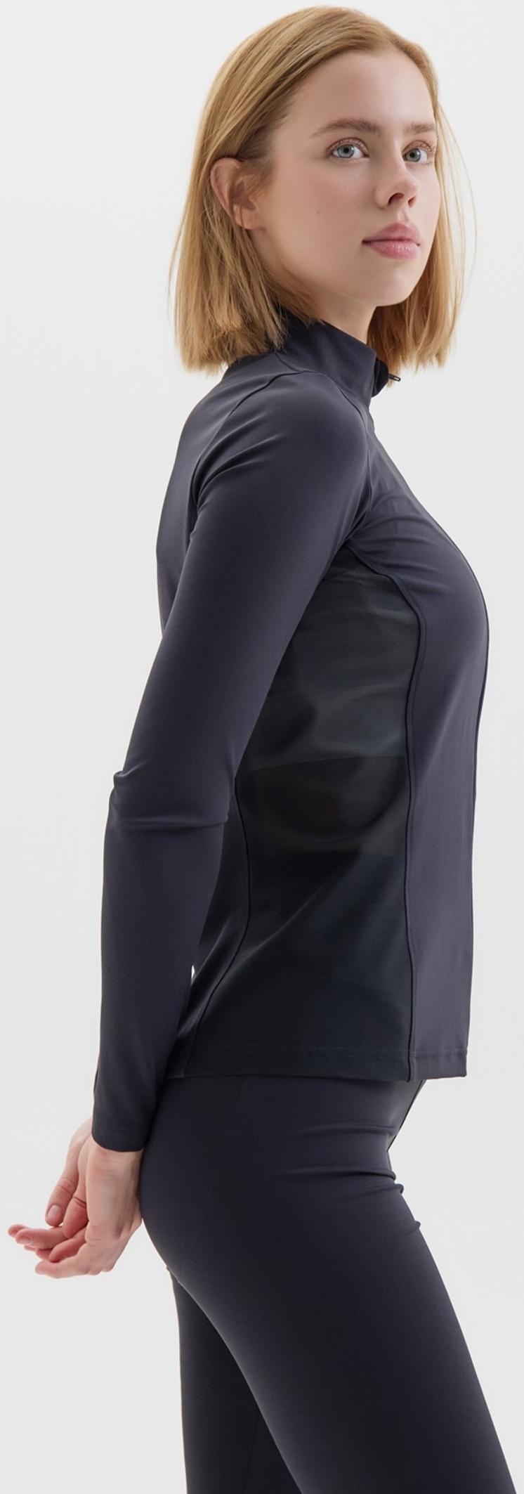 Рашгард женский на молнии MINAKU, цвет чёрный, р-р 44