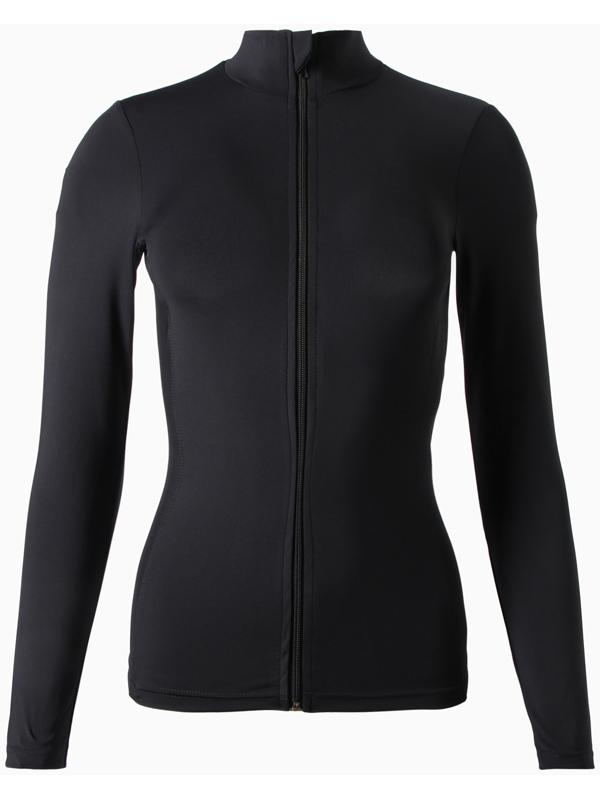 Рашгард женский на молнии MINAKU, цвет чёрный, р-р 44