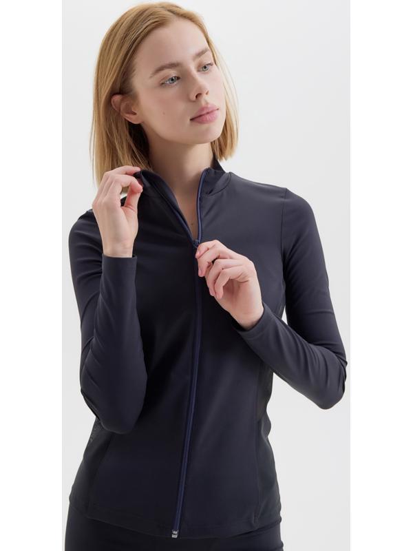 Рашгард женский на молнии MINAKU, цвет чёрный, р-р 44