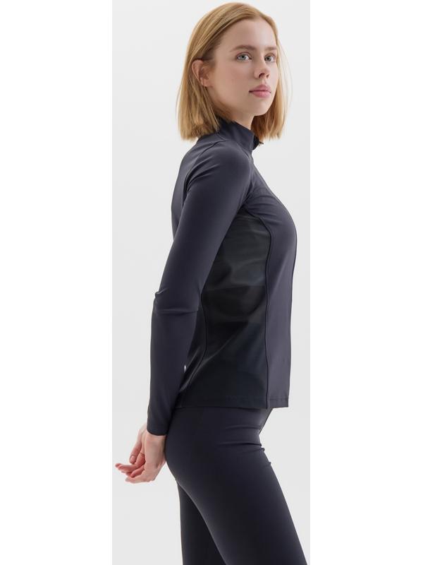 Рашгард женский на молнии MINAKU, цвет чёрный, р-р 44