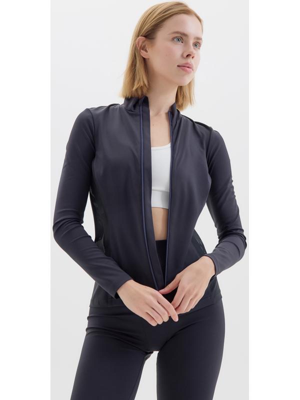 Рашгард женский на молнии MINAKU, цвет чёрный, р-р 44