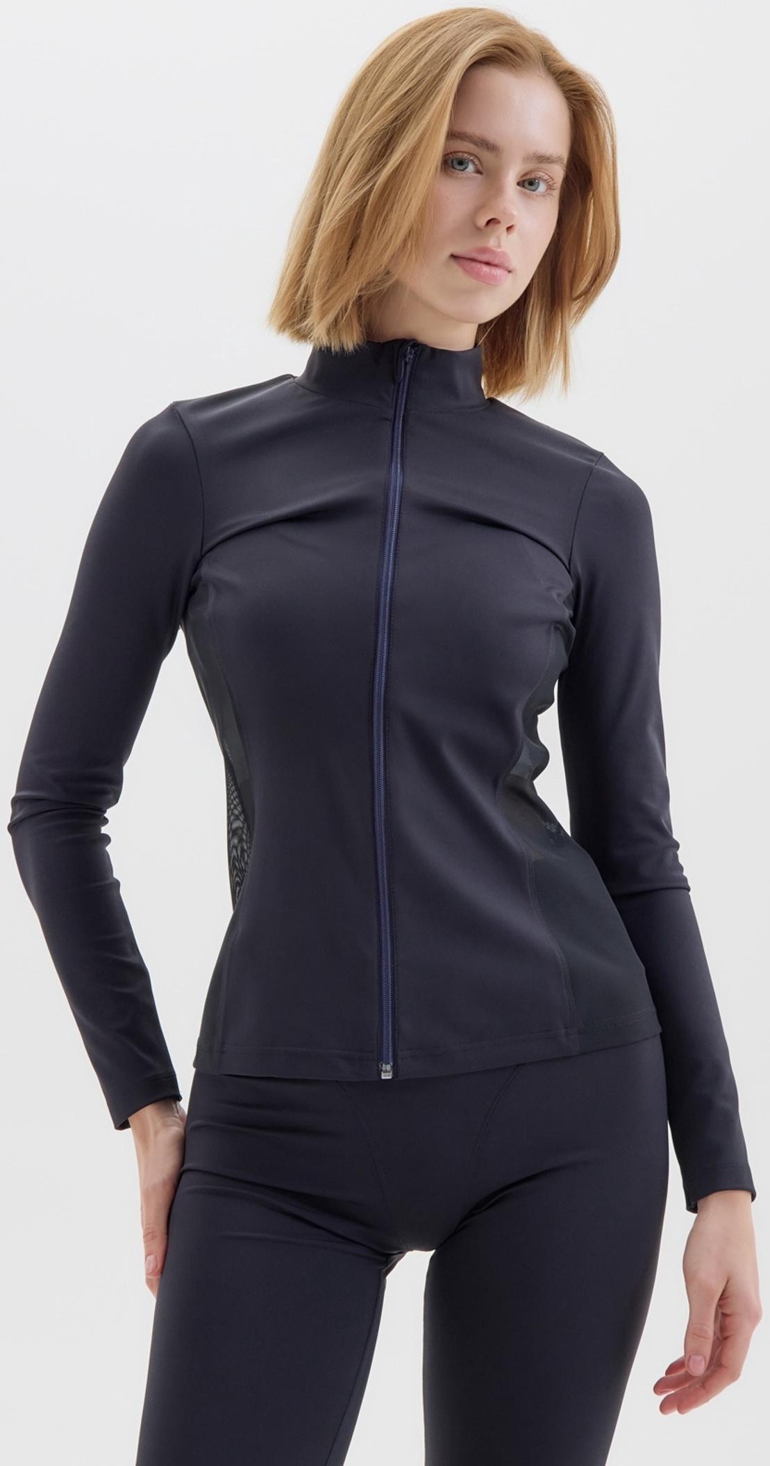 Рашгард женский на молнии MINAKU, цвет чёрный, р-р 46