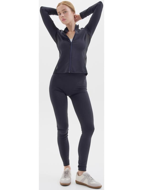 Рашгард женский на молнии MINAKU, цвет чёрный, р-р 46