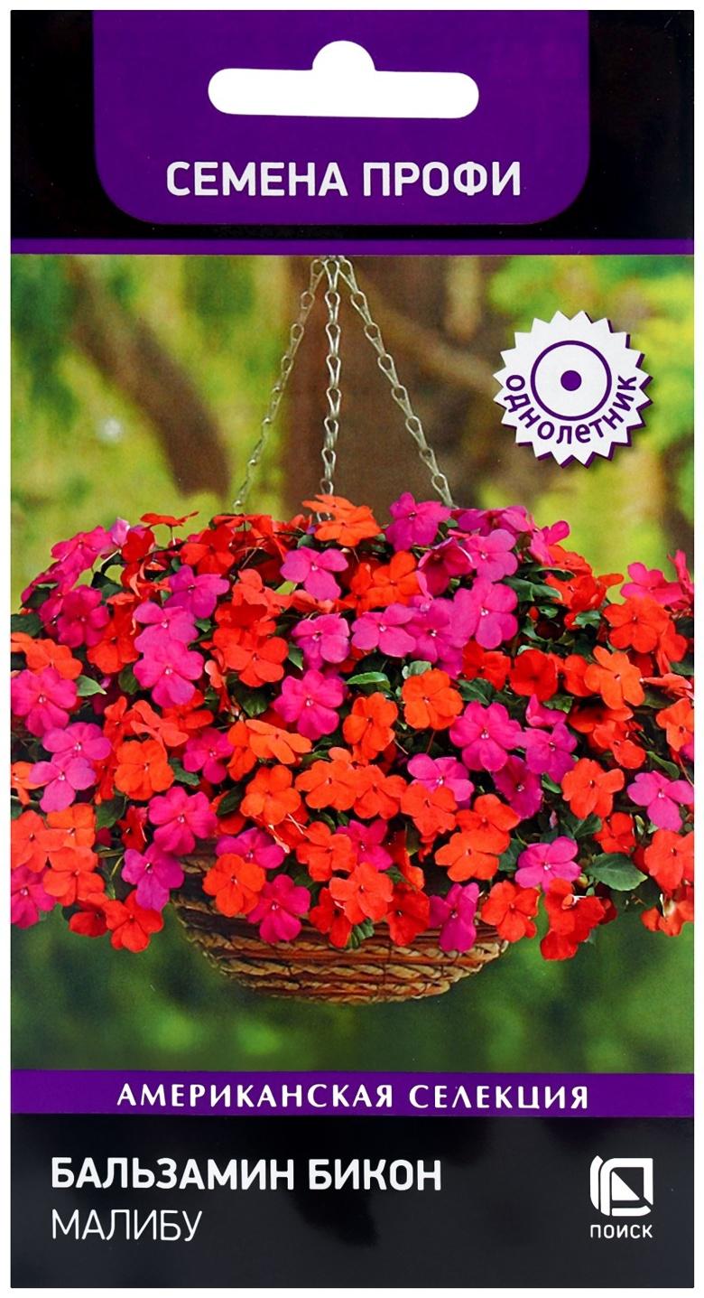 Семена цветов Бальзамин Бикон Малибу, 7шт