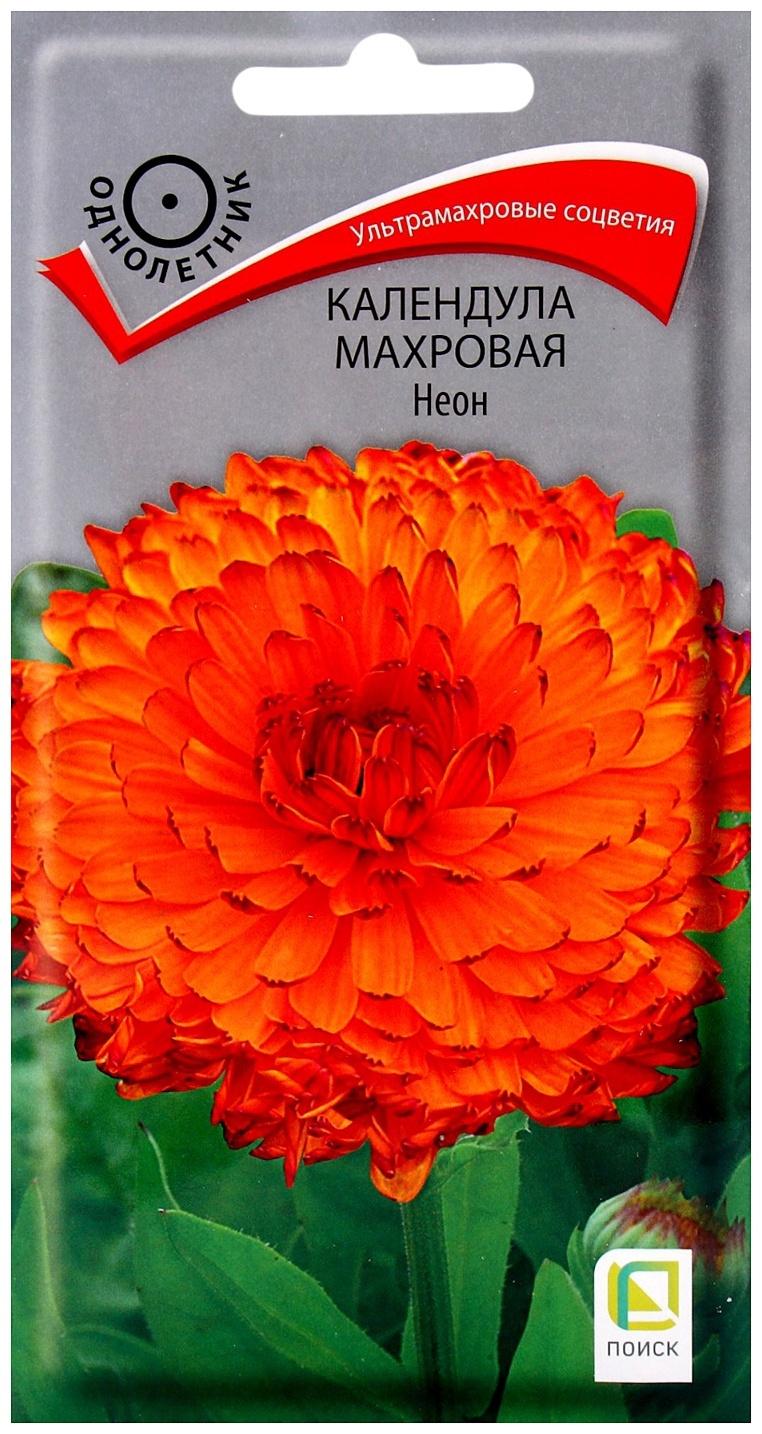 Семена цветов Календула махровая Неон, 0,1гр