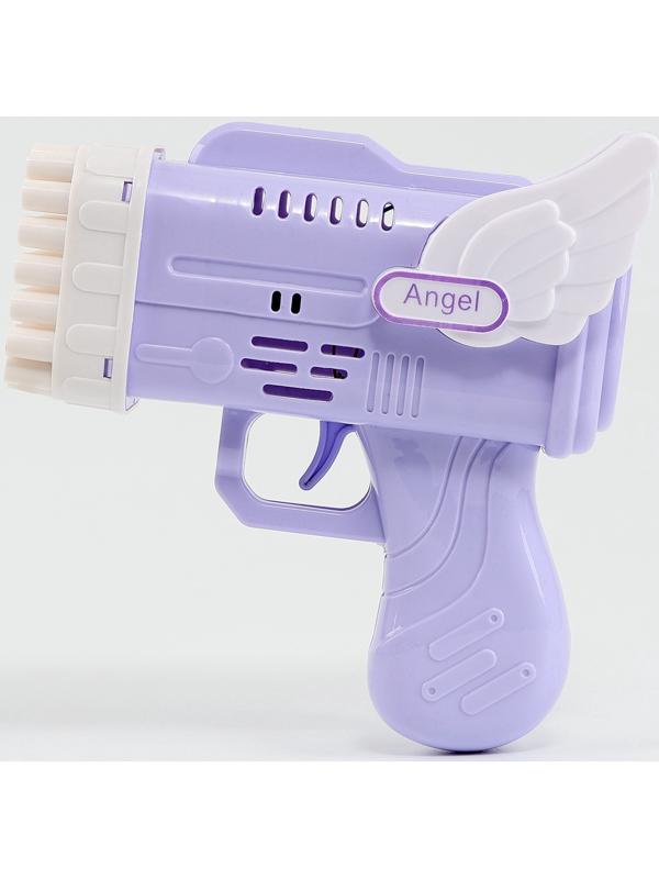Генератор мыльных пузырей «Ангел», фиолетовый, 8.5×14.5×15.5 см
